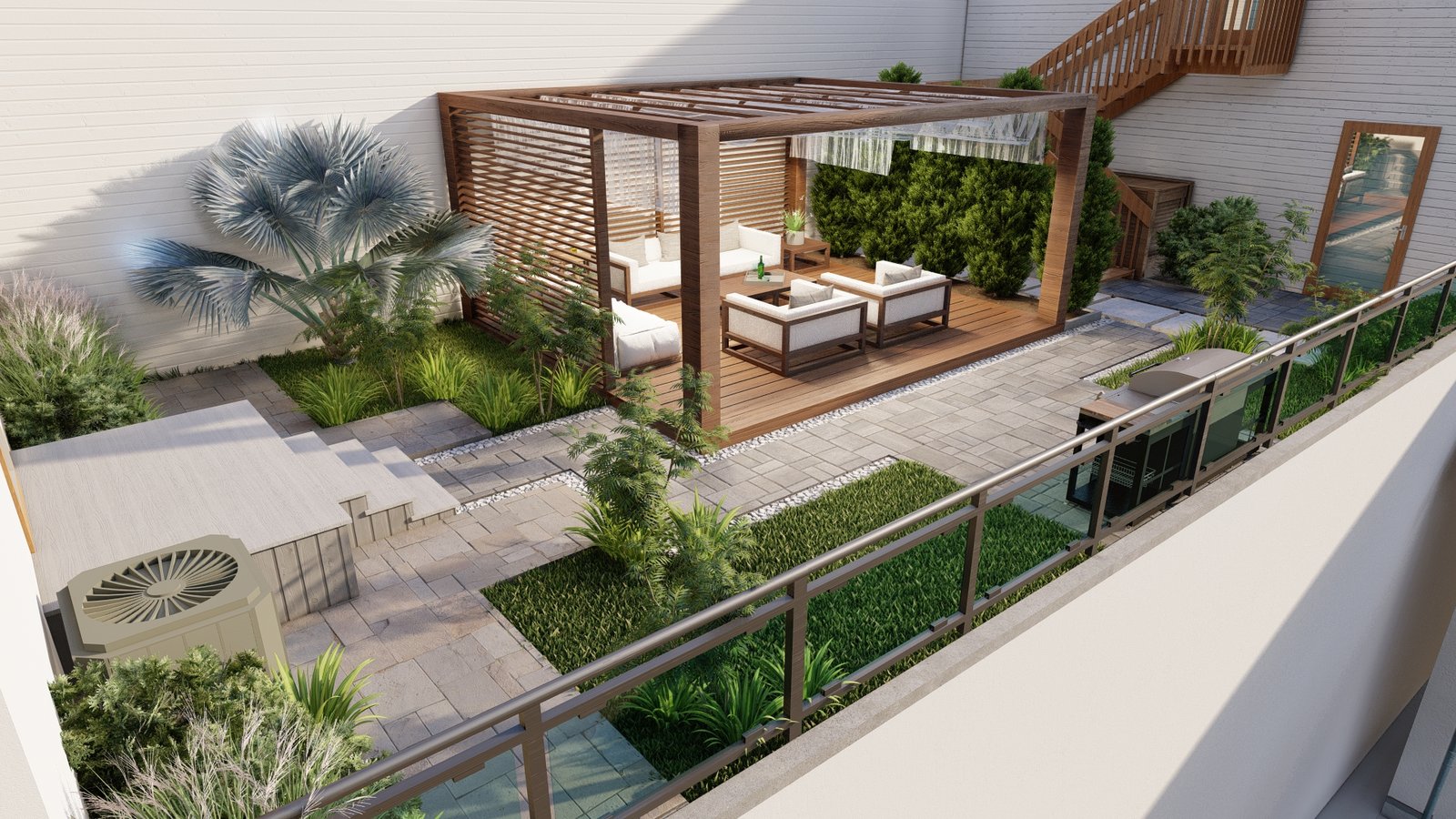 studio balcon & terrasse conception d'espace extérieur